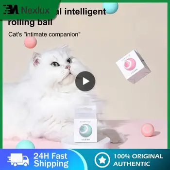 1-10 шт. Электрические игрушки для кошек с мячом, автоматические катящиеся умные игрушки для кошек, обучающие самодвижущихся котенков, игрушки для интерактивных игр в помещении Изображение 0