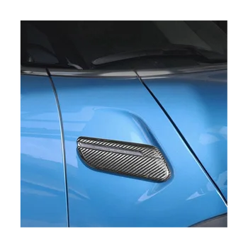 1 пара Автомобильных Углепластиковых Боковых Указателей Поворота, Накладка На Крыло, Наклейка-Украшение для MINI Cooper F55 F56 F57 2021 2022 Изображение 2