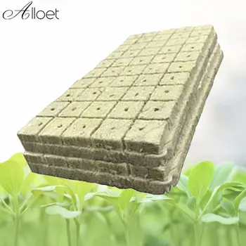 100шт Кубиков для посадки из каменной ваты Вентиляционный гидропонический блок для выращивания рассады Сильное водопоглощение для размножения растений