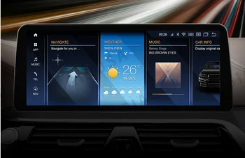 12,3 Дюймов 8 + 128 ГБ CarPlay Для BMW X5 F15 2014-2017 GPS Автомобильный Мультимедийный Плеер Навигация Авто Радио Стерео DSP WiFi Головное Устройство