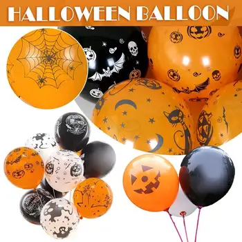 12-дюймовые воздушные шары на Хэллоуин Креативная Тыква Паук Латексные Надувные игрушки на воздушном шаре Принадлежности для украшения вечеринки на Хэллоуин Prop Globos