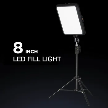 160 Led High Power Photo Studio LED Light 2800k-7000k Video Fill Lamp Видеопанель Light Photography Lighting Для Прямой Трансляции Изображение 1