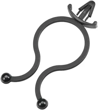 yoeruyo Twist Lock Кабельные Стяжки Нейлон U-образной формы для экономии места диаметром 17 мм Черный 200шт Изображение 0