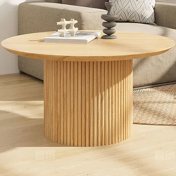 Деревянный чайный журнальный столик в гостиной в деревенском стиле, журнальный столик в стиле бистро, Минималистичный Mesas De Centro Para Sala, мебель для небольших помещений