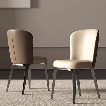 Дизайнерские стулья для столовой, современные кожаные переносные стулья для гостиной, Роскошная кухонная мебель Salon Sedie Cucina MQ50CY