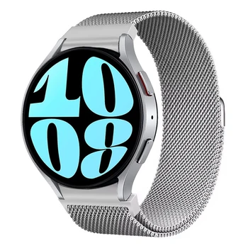 Для Galaxy Watch 6 5 4 Ремешок 40 мм 44 мм Классический 42 мм 46 мм 43 мм 47 мм Без Зазоров Металлические Браслеты Samsung Galaxy Watch 5 Pro Ремешок 45 мм