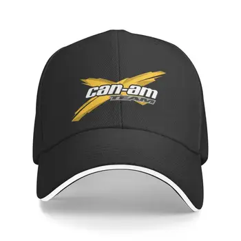 Изготовленная на заказ Бейсболка Can Am BRP для мужчин и женщин, Дышащая Мотоциклетная шляпа для папы, Спортивная Изображение 0