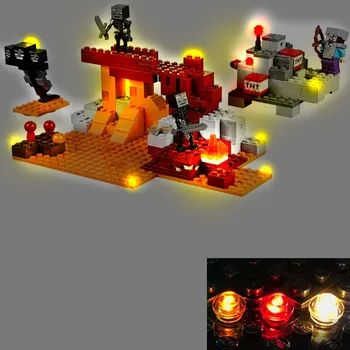Комплект USB-подсветки для LEGO The Wither 21126 World Brick-в комплект не входит модель Lego