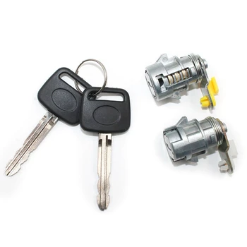 Комплект дверных замков с ключом (L & R) для 89-95 Toyota Pickup 89-98 4Runner для Toyota Дверной замок Цилиндровый Ключ 69051-35030 Изображение 0