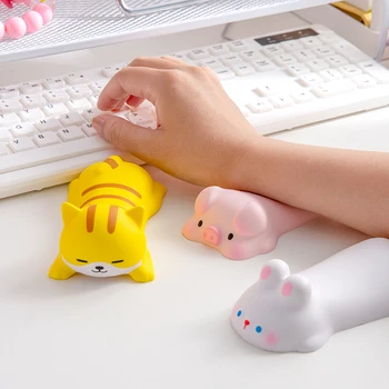 Милый коврик для мыши Клавиатура Подставка для запястья мыши Для поддержки девочек Мягкий Компьютерный коврик для ноутбука Защита от набора текста Эргономика запястья Kawaii