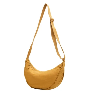 Нагрудная нейлоновая сумка-бродяга через плечо для женщин, нагрудные сумки через плечо большой емкости Изображение 2