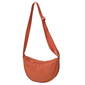 Нагрудная нейлоновая сумка-бродяга через плечо для женщин, нагрудные сумки через плечо большой емкости Изображение 4