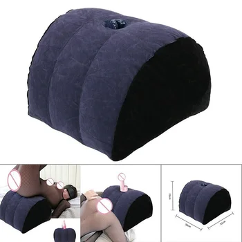 Надувная мебель для развлечений, эротическая подушка для пар, игровой набор, надувная подушка в форме полукруга, мягкое полотенце с электрическим насосом Soft F