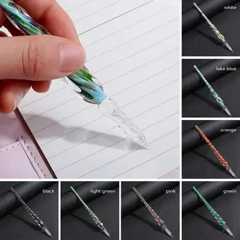 Подарочная ручка для письма с маканием подписи, стеклянные перьевые ручки с каплями, заполняющие чернила Изображение 0