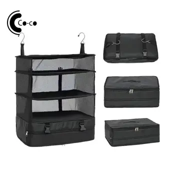 Портативный чемодан-органайзер, Прочные и долговечные Практичные упаковочные решения, Складной упаковочный куб, высокое качество, долговечность Изображение 0