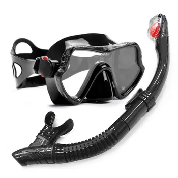 Профессиональный набор масок для подводного плавания с маской для подводного плавания, противотуманные очки с трубкой для подводного плавания, регулируемый ремешок для женщин, Мужская маска для плавания для взрослых