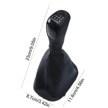 Пыленепроницаемые чехлы для переключения передач автомобиля, черный чехол для головки гандбольной передачи, нескользящая ручка, защитные чехлы для транспортных средств Изображение 5
