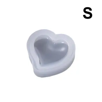 Сделай САМ хрустальную силиконовую форму для торта Ювелирные изделия Love Highlights Размер зеркала Персиковое сердечко Силиконовые формы Кухонные инструменты для выпечки Изображение 0
