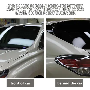 Средство для покрытия автомобиля с керамическим покрытием 30 мл Полироль для автомобиля Хорошая защита и высокая яркость для стальных оконных стекол фар Изображение 3