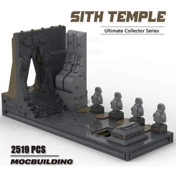 Строительные блоки Sith Temple MOC Movie Scence Castlt Architecture Technology Bricks Коллекция моделей Игрушки Подарки