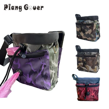 Сумка для дрессировки собак, поясная сумка, мешок для корма большой емкости, набор закусок для домашних животных на открытом воздухе